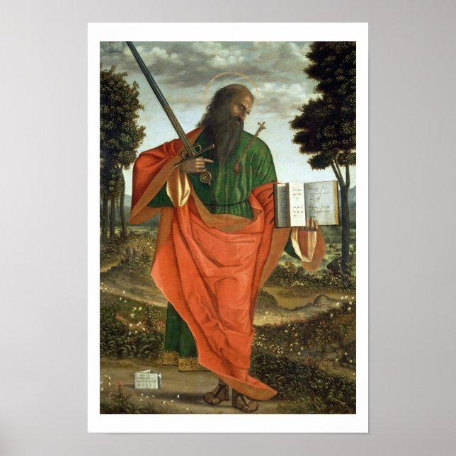 St. Paul, 1520 (oil on panel) Poster (Front)