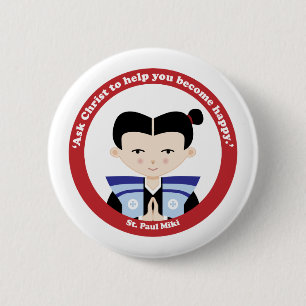 St. Paul Miki 6 Cm Round Badge