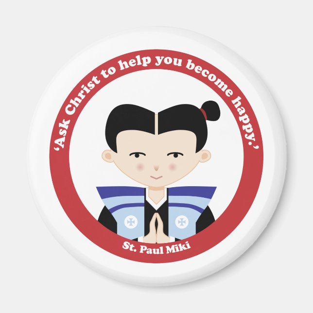 St. Paul Miki Magnet (Front)