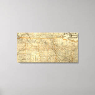 St Paul, Minneapolis and Manitoba Railway Canvas Print
