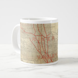 St Paul, Minneapolis and Manitoba Railway Large Coffee Mug