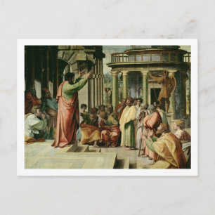 St. Paul Preaching at Athens (cartoon for the Sist Postcard