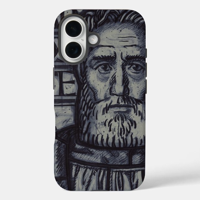 St. Paul the Apostle - Modern Graphic Sacred Art Case-Mate iPhone Case (Back)