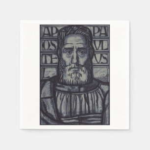 St. Paul the Apostle Modern Graphic Sacred Art Napkin