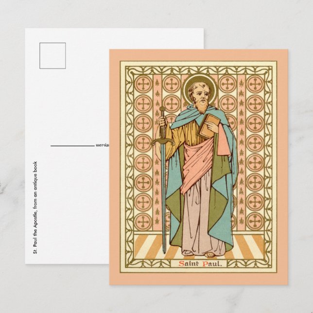 St. Paul the Apostle (RLS 13) Postcard 2 (Front/Back)