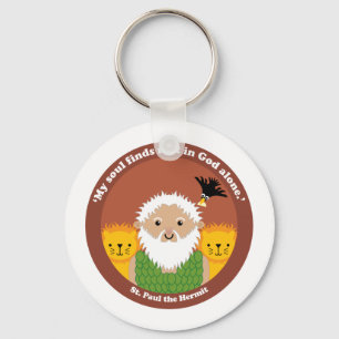 St. Paul the Hermit Key Ring