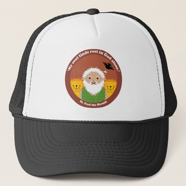 St. Paul the Hermit Trucker Hat (Front)