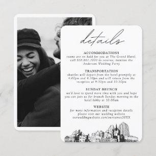 St. Paul Wedding Details Enclosure Card