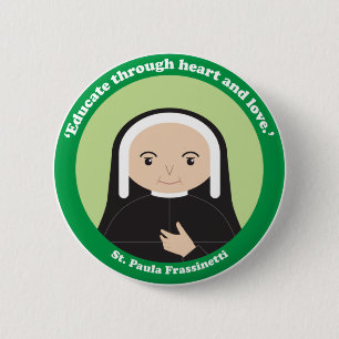St. Paula Frassinetti 6 Cm Round Badge