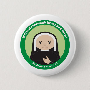 St. Paula Frassinetti 6 Cm Round Badge