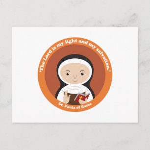 St. Paula of Rome Postcard