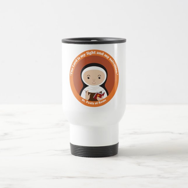 St. Paula of Rome Travel Mug (Center)
