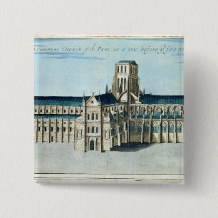 St. Paul's Cathedral 15 Cm Square Badge