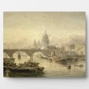 St. Paul's Cathedral and London Bridge from the Su Plaque