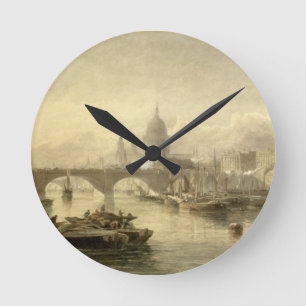 St. Paul's Cathedral and London Bridge from the Su Round Clock