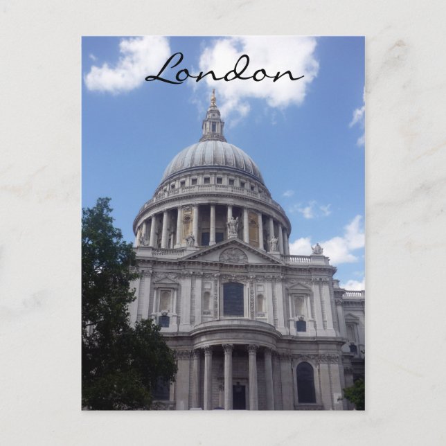 st pauls cathedral dome postcard (Front)