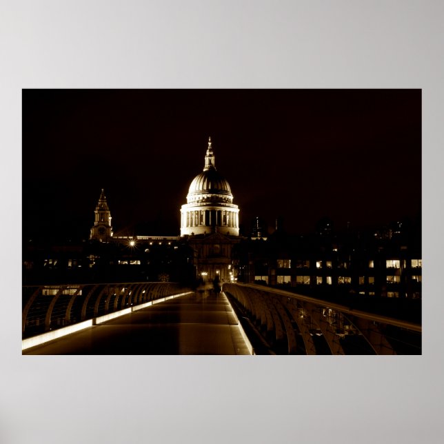 St Pauls Cathedral London Poster (Front)