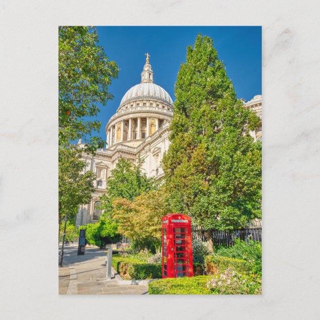 St Paul's Cathedral, London UK Postcard (Front)