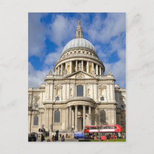 St Paul's Cathedral, London UK Postcard