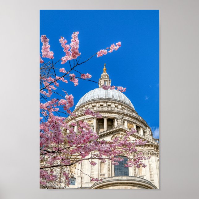 St.Paul's Cathedral, London UK Poster (Front)