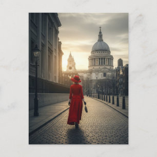 St Paul's Cathedral London United Kingdom Travel Postcard