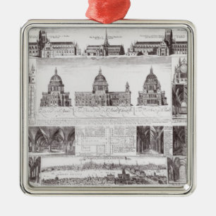 St. Paul's Cathedral Metal Tree Decoration