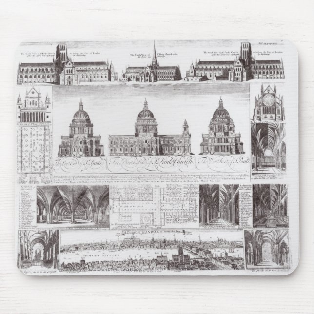 St. Paul's Cathedral Mouse Pad (Front)