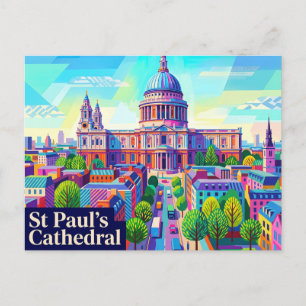 St Paul's Cathedral United Kingdom Postcard