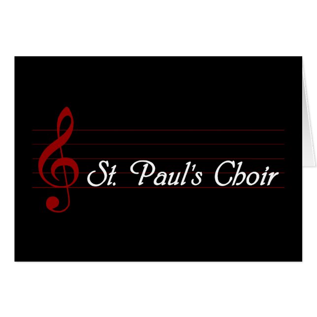 St. Paul's Choir (Front Horizontal)