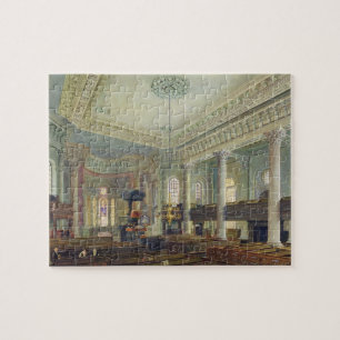St. Paul's, Deptford (w/c on paper) Jigsaw Puzzle