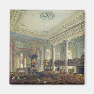 St. Paul's, Deptford (w/c on paper) Magnet