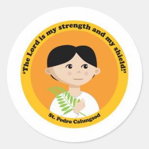 St. Pedro Calungsod Classic Round Sticker