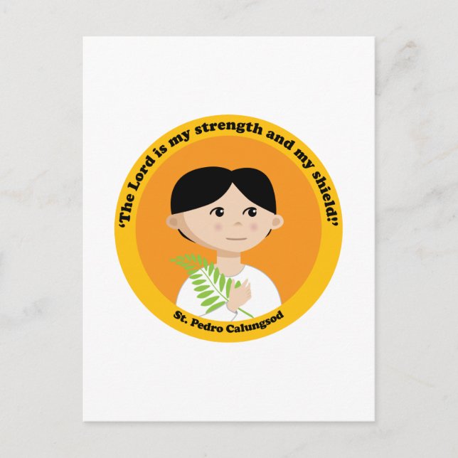 St. Pedro Calungsod Postcard (Front)
