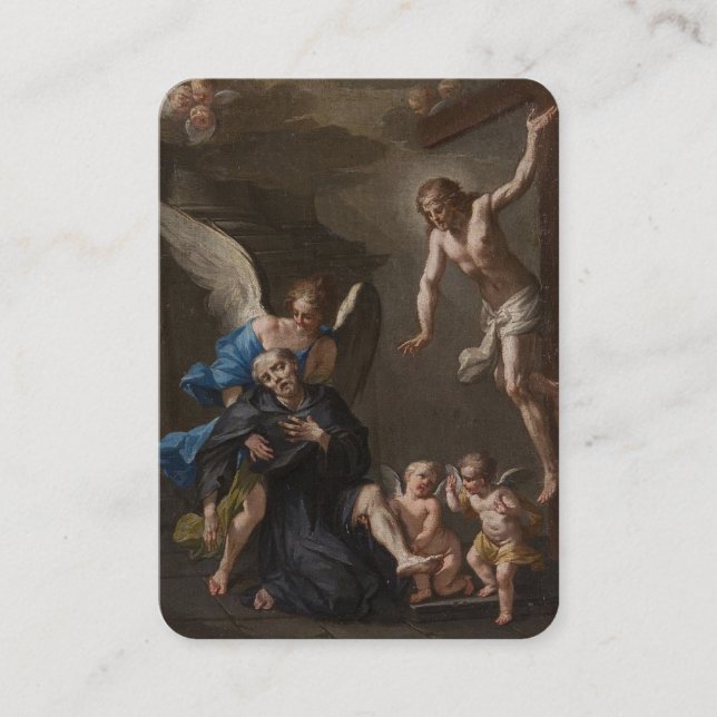 St. Peregrine Patron Saint of Cancer Holy Card (Front)