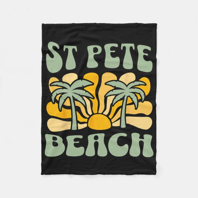 St Pete _3  Fleece Blanket (Front)