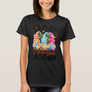 St Pete Beach Florida Gnome Matching Summer Vacati T-Shirt