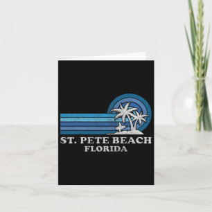 St. Pete Beach Florida Vintage Family Summer Vacat Card