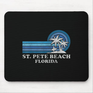 St. Pete Beach Florida Vintage Family Summer Vacat Mouse Pad