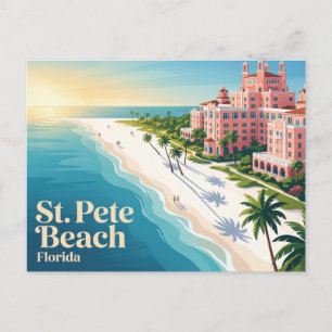 St. Pete Beach USA Postcard