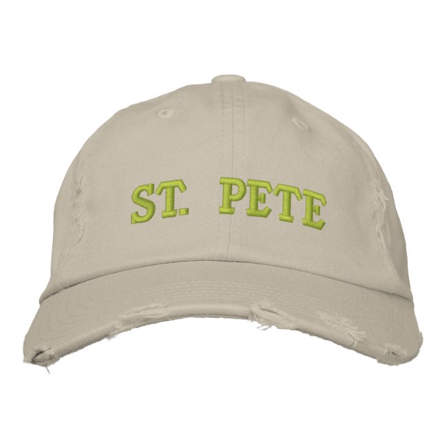 ST. PETE EMBROIDERED HAT (Front)