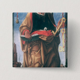 St. Peter 15 Cm Square Badge