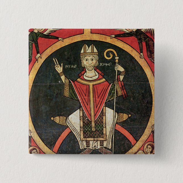 St. Peter 2 15 Cm Square Badge (Front)