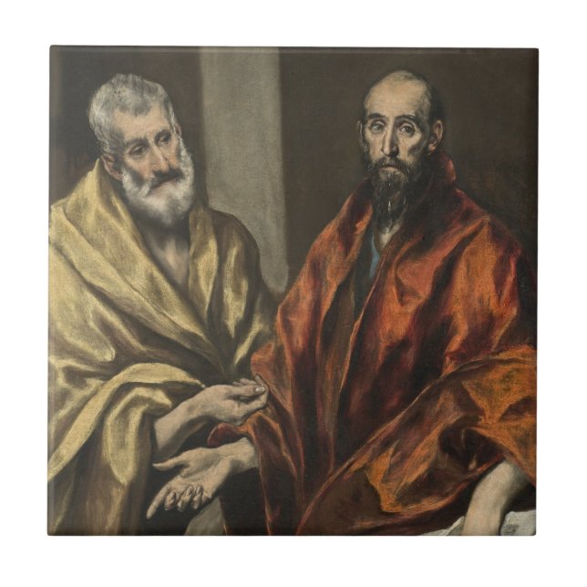 St Peter and St Paul | c.1605-8 (Oil on Canvas) Tile (Front)