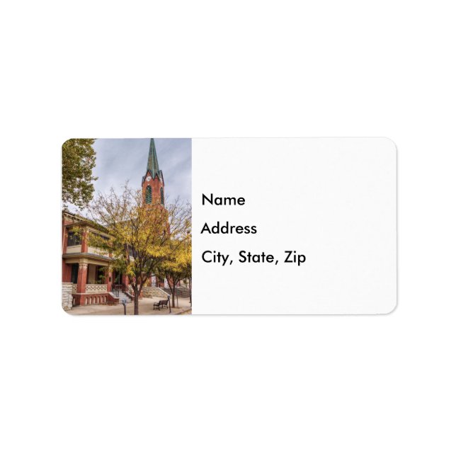 St Peter Catholic Church Address Label (Front)