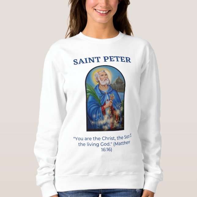 st peter catholic church sweatshirt (Front)