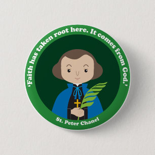 St. Peter Chanel 6 Cm Round Badge
