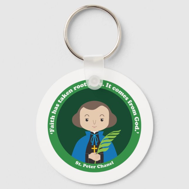 St. Peter Chanel Key Ring (Front)