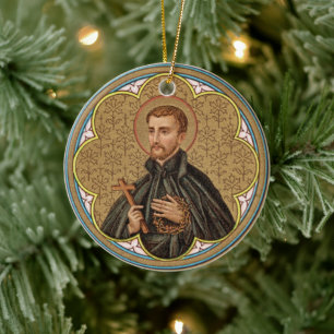 St. Peter Claver (BK 058) Ceramic Tree Decoration