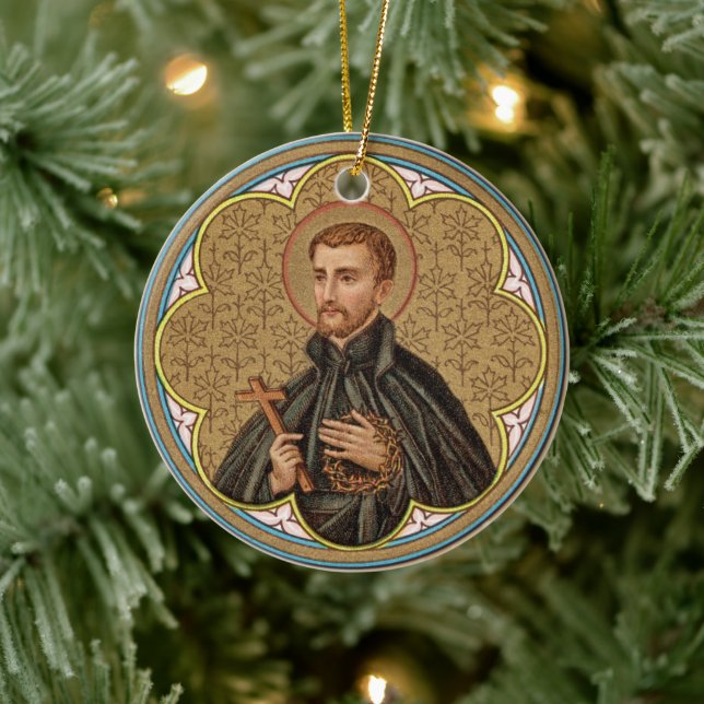 St. Peter Claver (BK 058) Ceramic Tree Decoration (Tree)
