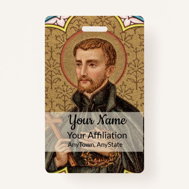 St. Peter Claver (BK 058; Style 3) ID Badge (Front)